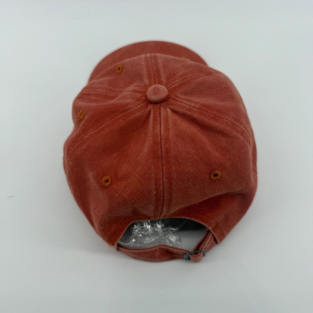 Orange Pumpkin Face Jack-o-Lantern Baseball‎ Cap Adjustable Strap Halloween Fall - Picture 3 of 8